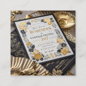 Eerste indrukken zijn belangrijk! trouwkaart informatiekaartje (Voorkant)