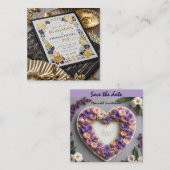 Eerste indrukken zijn belangrijk! trouwkaart informatiekaartje (Voorkant / Achterkant)