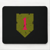 Eerste Infanteriedivisie "Big Red One" in nood Muismat (Voorkant)