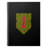 Eerste Infanteriedivisie "Big Red One" in nood Notitieboek (Voorkant)