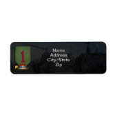 eerste infanteriedivisie vietnam war patch etiket (Voorkant)