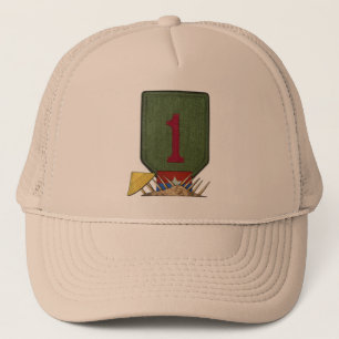eerste infanteriedivisie vietnam war vets patch Pe Trucker Pet