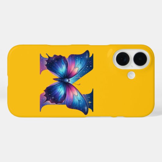 Eerste initiaal Case-Mate iPhone case (Achterkant (horizontaal))