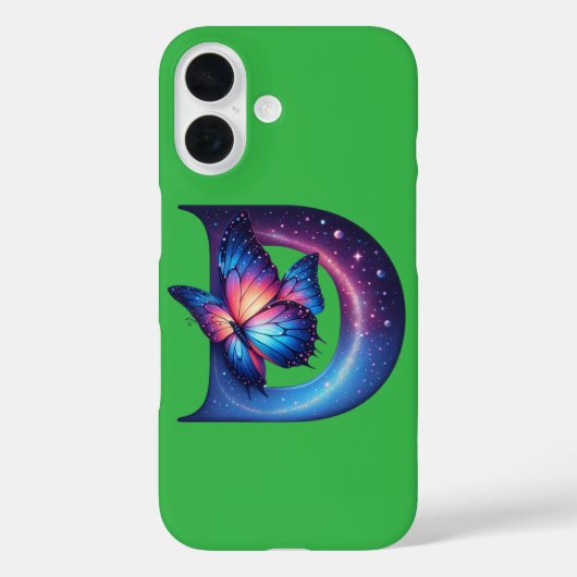 Eerste initiaal Case-Mate iPhone case (Achterkant)