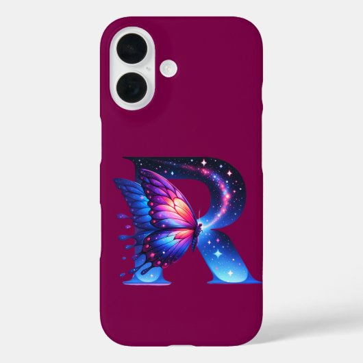 Eerste initiaal Case-Mate iPhone case (Achterkant)