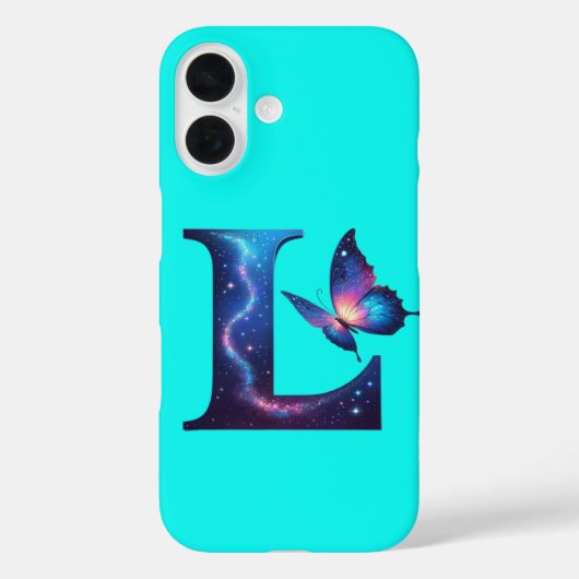 Eerste initiaal Case-Mate iPhone case (Achterkant)