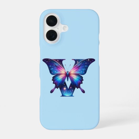 Eerste initiaal iPhone 16 hoesje (Achterkant)
