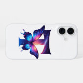 Eerste initiaal iPhone 16 hoesje (Achterkant horizontaal)