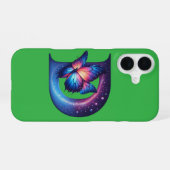 Eerste initiaal iPhone 16 hoesje (Achterkant horizontaal)