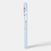 Eerste initiaal plus naam Emily met bloemen Case-Mate iPhone Case (Achterkant / Links)