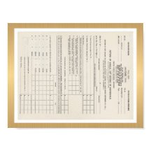 Eerste Inkomstenbelastingformulier 1040 van Amerik