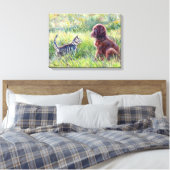 "Eerste inleiding" Canvas Afdruk (Insitu (Slaapkamer))