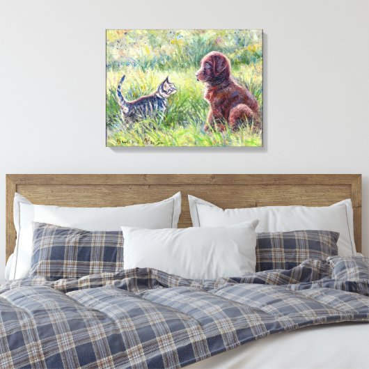 "Eerste inleiding" Canvas Afdruk (Insitu (Slaapkamer))