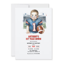 Eerste Jaar American Football 1e Verjaardagsfeest
