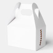 Eerste jaar Down Football eerste verjaardag Bedankdoosjes (Achterkant)