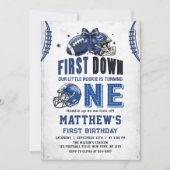 Eerste jaar Down Football eerste verjaardag Kaart (Voorkant)
