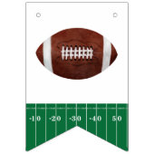 Eerste jaar Down Football Happy Birthday Banner (Eerste vlag)