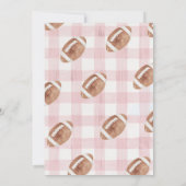 Eerste jaar Down Football Invitation, eerste verja Kaart (Achterkant)