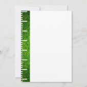 Eerste jaar Down football thema jongens verjaardag Kaart (Achterkant)