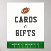 Eerste jaar Down Football verjaardagskaarten en ge Poster (Voorkant)