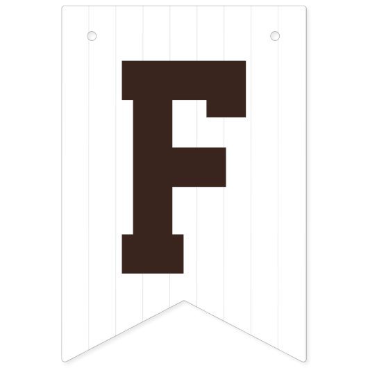 Eerste jaar down Football Vlaggetjes (Eerste vlag)