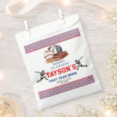 Eerste jaar down honkbal 1e verjaardagsfeest bedankzakje (Geknipt)