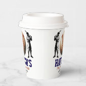 Eerste jaar down honkbal 1e verjaardagsfeest papieren bekers (Rechts)