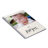 Eerste jaar fotojournaal - zwart notitieboek (Rechterzijde)