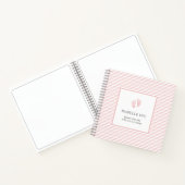 Eerste jaar gepersonaliseerd Baby Baby Memory Book Notitieboek (Binnen)