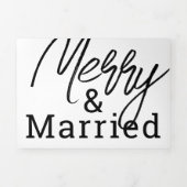 Eerste jaar Getrouwde krant Nieuws Fotocollage Drieluik Wenskaart (Cover)