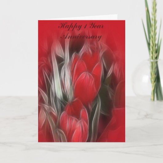 Eerste jaar Jubileum Kaart (Voorkant)