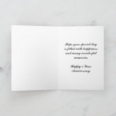 Eerste jaar Jubileum Kaart (Binnen)