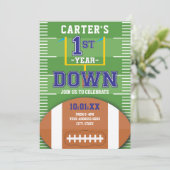 Eerste jaar na Football Kaart (Staand voorkant)