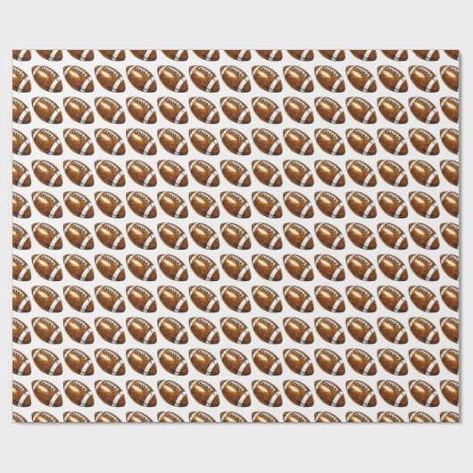 Eerste jaar naar beneden | Football 1e verjaardag Cadeaupapier (Vlak)