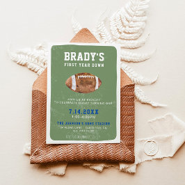 Eerste jaar naar beneden Football | 1e verjaardag Kaart