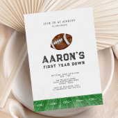 Eerste jaar naar beneden Football 1e verjaardag Kaart