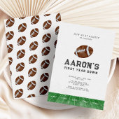 Eerste jaar naar beneden Football 1e verjaardag Kaart