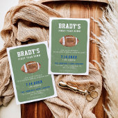 Eerste jaar naar beneden Football | 1e verjaardag Kaart