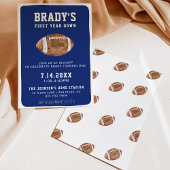 Eerste jaar naar beneden Football | 1e verjaardag Kaart