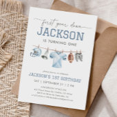 Eerste jaar naar beneden Football 1e verjaardag Kaart