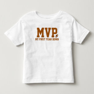 Eerste jaar naar beneden   Football 1e verjaardag  Kinder Shirts