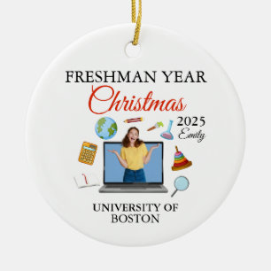 Eerste Jaar Op De Middelbare School Ornament 2025,