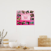 Eerste jaar op maat gesneden Poster voor baby's (Keuken)