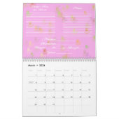 Eerste jaar open agenda voor baby's kalender (Mar 2026)