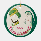 Eerste jaar samen ornament (Voorkant)