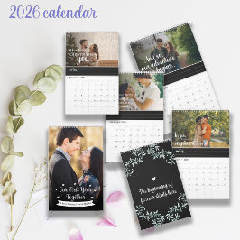 Eerste jaar samen Pas getrouwd foto romantische qu Kalender