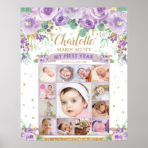 Eerste jaar van eerste verjaardag Foto Milestone C