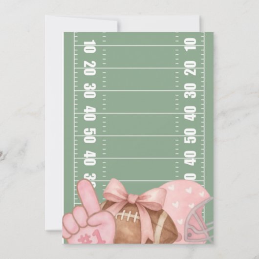 EERSTE jaar voorbij, Voetbalverjaardag, EEN Kaart (Achterkant)