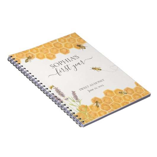 Eerste jaarboek baby honingbijen notitieboek (Rechterzijde)