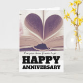 Eerste jaardag Papier Harde Kaart (Gele Bloem)